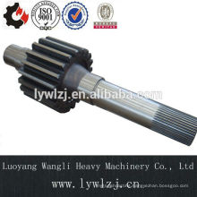 OEM Alloy Steel Forging Suface Hardening Spur Gear Shaft for Reducer